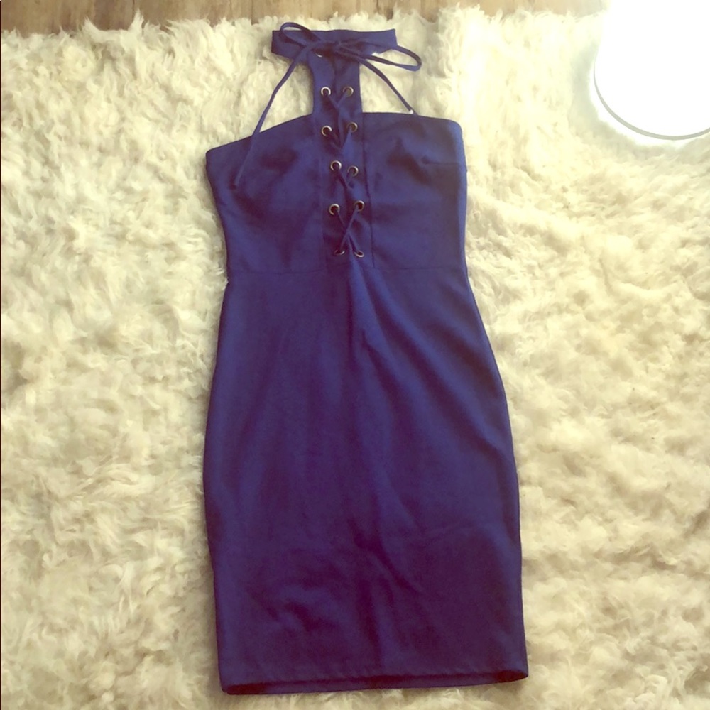 Blue dress
